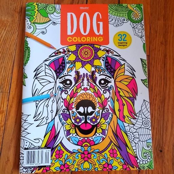 Dog 🐕 coloring book 32 designs - Picture 1 of 3